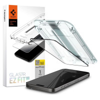 Spigen Glas.tR EZ Fit FC Tempered Glass for iPhone 15 Pro Max - Black