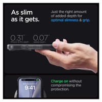 Spigen Ultra Hybrid Mag Case with MagSafe for iPhone 15 Pro - Dark Gray (Zero One Pattern)