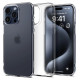Spigen Ultra Hybrid iPhone 15 Pro Case - Clear Matte