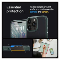 Spigen Ultra Hybrid iPhone 15 Pro Max Case - Dark Green