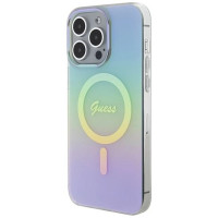 Guess GUHMP15XHITSQ iPhone 15 Pro Max turquoise/turquoise hardcase IML Iridescent MagSafe