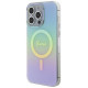Guess GUHMP15XHITSQ iPhone 15 Pro Max turquoise/turquoise hardcase IML Iridescent MagSafe