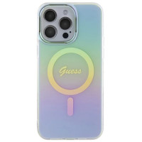 Guess GUHMP15XHITSQ iPhone 15 Pro Max turquoise/turquoise hardcase IML Iridescent MagSafe