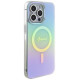 Guess GUHMP15XHITSQ iPhone 15 Pro Max turquoise/turquoise hardcase IML Iridescent MagSafe