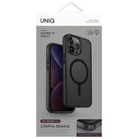 Uniq LifePro Xtreme Magclick Charging case for iPhone 15 Pro Max - black