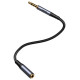 Joyroom stereo audio cable AUX 3.5 mm mini jack (male) - mini jack (female) 1.2 m black (SY-A09)