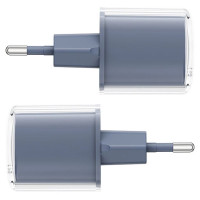 Acefast A53 PD 30W GaN USB-C charger with display - gray