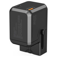 Choetech PD6038 USB-C USB-A PD 20W Travel Charger USA EU UK AU - Black