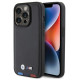 BMW BMHCP15L22PTDK iPhone 15 Pro 6.1" black/black Leather Stamp Tricolor