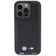 BMW BMHCP15L22PTDK iPhone 15 Pro 6.1" black/black Leather Stamp Tricolor