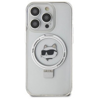 Karl Lagerfeld KLHMP15LHMRSCHH iPhone 15 Pro 6.1" white/white hardcase Ring Stand Choupette Head MagSafe