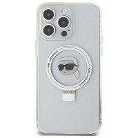 Karl Lagerfeld KLHMP15XHMRSKHH iPhone 15 Pro Max 6.7" white/white hardcase Ring Stand Karl Head MagSafe