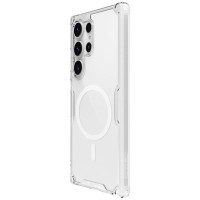 Nillkin Nature Pro armored case with a magnetic ring for Samsung Galaxy S24 Ultra - white