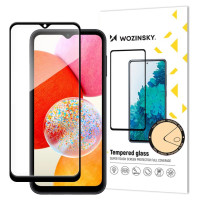 Wozinsky Full Glue Tempered Glass with Black Frame for Samsung A15 / A15 5G