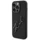 Karl Lagerfeld Silicone Karl Script case for iPhone 15 Pro - black