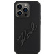 Karl Lagerfeld Silicone Karl Script case for iPhone 15 Pro - black