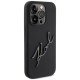 Karl Lagerfeld Silicone Karl Script case for iPhone 15 Pro - black