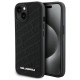 Karl Lagerfeld Quilted K Pattern case for iPhone 15 - black