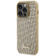 Guess Disco Metal Script case for iPhone 14 Pro Max - gold
