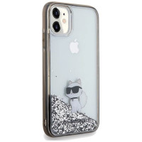 Karl Lagerfeld Liquid Glitter Choupette case for iPhone 11 / Xr - transparent