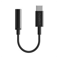 Choetech AUX003 USB-C / DC 3.5mm audio adapter - black