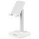 Choetech H035 aluminum stand for a phone or tablet with adjustment - white and silver