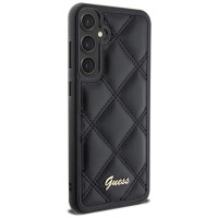 Guess GUHCS23FEPSQSQSK S23 FE S711 black/black hardcase Quilted Metal Logo