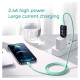 Joyroom Bowling Data Cable S-2030M8 USB-A / Lightning 3A 2m - green