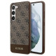 Guess 4G Stripe Collection case for Samsung Galaxy S24+ - brown
