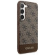 Guess 4G Stripe Collection case for Samsung Galaxy S24+ - brown