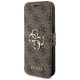 Guess 4G Metal Logo case for iPhone 15 Pro Max - brown