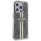 Guess IML 4G Gold Stripe case for iPhone 15 Pro Max - brown