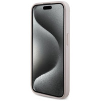Guess 4G Collection Leather Metal Logo MagSafe Case for iPhone 14 Pro Max - Pink