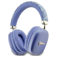 Guess GCube Metallic Script Logo Headphones - Purple