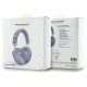 Guess GCube Metallic Script Logo Headphones - Purple
