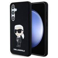 Karl Lagerfeld Silicone Ikonik case for Samsung Galaxy S24 - black