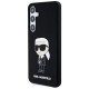 Karl Lagerfeld Silicone Ikonik case for Samsung Galaxy S24 - black