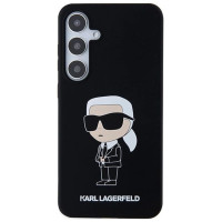 Karl Lagerfeld Silicone Ikonik case for Samsung Galaxy S24 - black