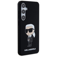 Karl Lagerfeld Silicone Ikonik case for Samsung Galaxy S24 - black