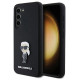 Karl Lagerfeld Silicone Ikonik Metal Pin case for Samsung Galaxy S23+ - black