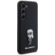 Karl Lagerfeld Silicone Ikonik Metal Pin case for Samsung Galaxy S23+ - black