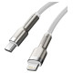 Baseus Cafule Series Metal Data USB-C / Lightning 20W PD cable 2 m - white