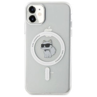 Karl Lagerfeld IML Choupette MagSafe case for iPhone 11 / Xr - transparent