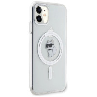 Karl Lagerfeld IML Choupette MagSafe case for iPhone 11 / Xr - transparent