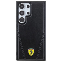 Ferrari Hot Stamp V Lines MagSafe case for Samsung Galaxy S24 Ultra - black