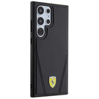 Ferrari Hot Stamp V Lines MagSafe case for Samsung Galaxy S24 Ultra - black