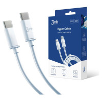 3Mk Protection 3mk Hyper Cable USB-C / USB-C 100W 2m - white