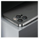 Uniq Optix Glass Aluminum Camera Lens Protector for iPhone 14 / 14 Plus Camera Lens with Applicator - Black
