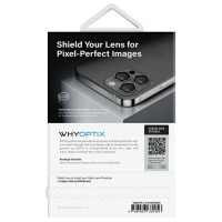 Uniq Optix Glass Aluminum Camera Lens Protector for iPhone 14 / 14 Plus Camera Lens with Applicator - Black