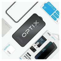 Uniq Optix Privacy tempered glass for iPhone 15 Pro with applicator